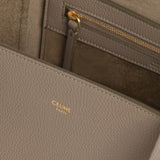 SMALL CABAS PHANTOM TOTE BAG IN SOFT GRAINED CALFSKIN TAUPE