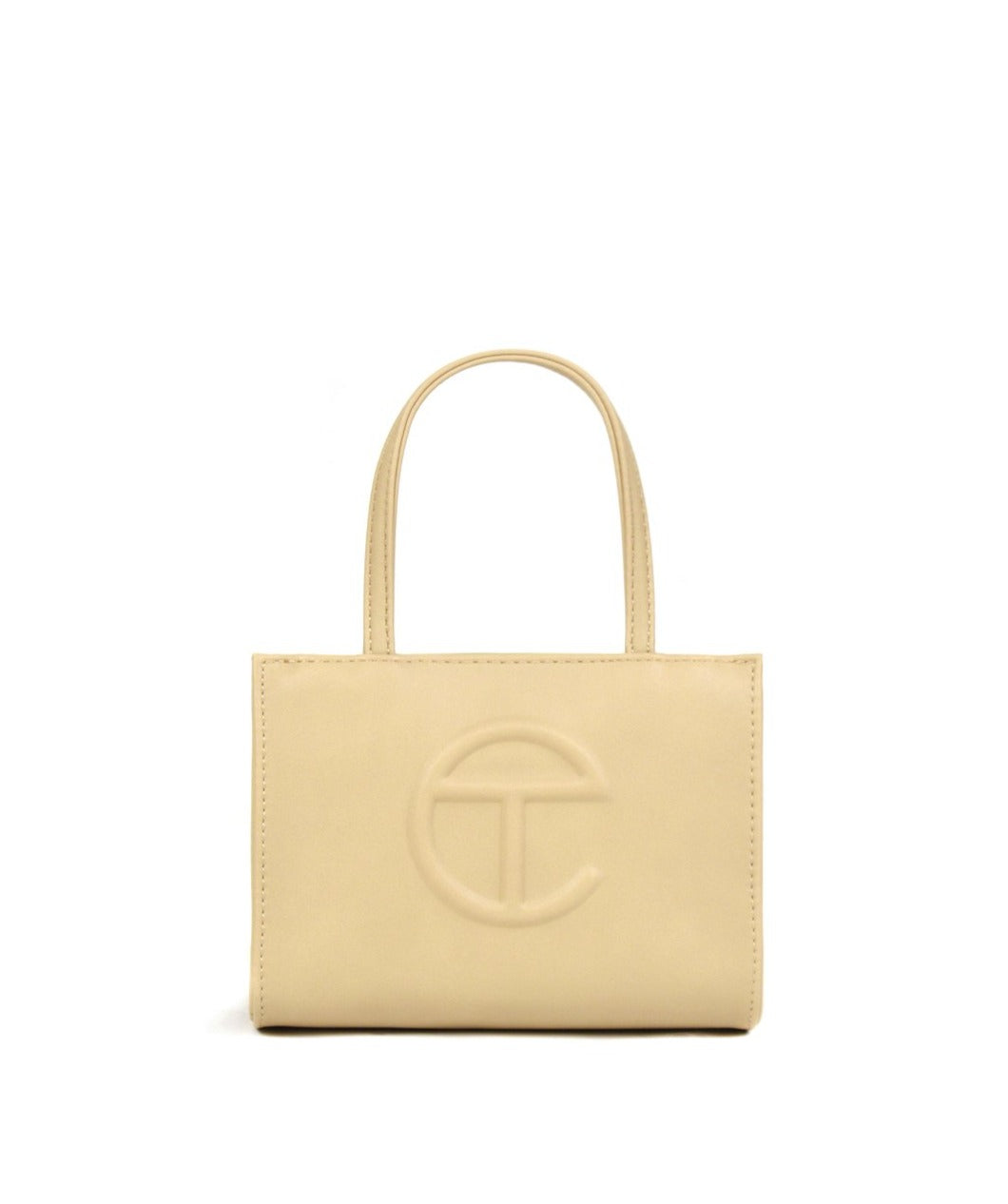 Telfar Small Shopping Bag in Cream