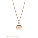 CHOPARD x 007 HAPPY HEARTS GOLDEN HEARTS PENDANT IN ROSE GOLD WITH DIAMONDS