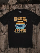 OBX CAN'T KILL A POGUE TEE in BLACK