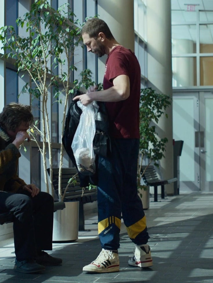 Adidas Ripstop Track Pants IN BLUE AND GOLD