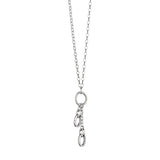18" "DESIGN YOUR OWN" CHARM CHAIN NECKLACE, 2 CHARM STATIONS