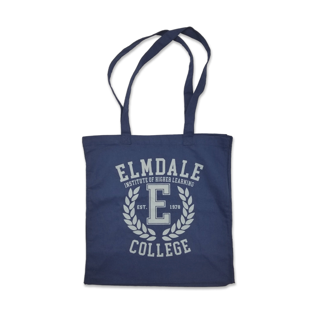 Elmdale College Crest Logo Tote