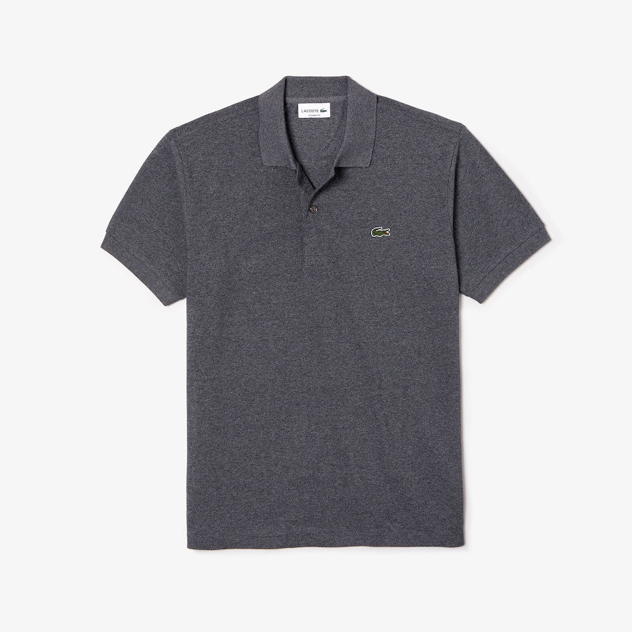 Marl Lacoste Classic Fit L.12.12 Polo in Grey Chine
