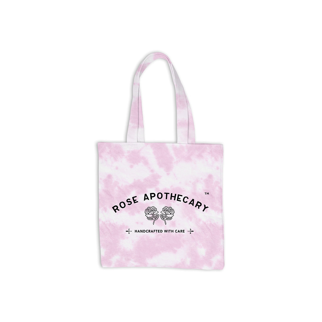 Rose Apothecary Tie Dye Tote in Pink