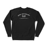 Rose Apothecary Crewneck Sweatshirt in Black