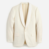 Cream Ludlow Slim-fit dinner jacket in Italian wool