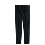 Ludlow Slim-fit tuxedo pant in Italian wool in Black