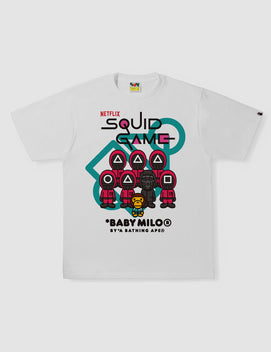 BAPE®  x Squid Game Baby Milo White T-Shirt