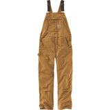 RELAXED FIT DUCK BIB OVERALL in Carhartt Brown
