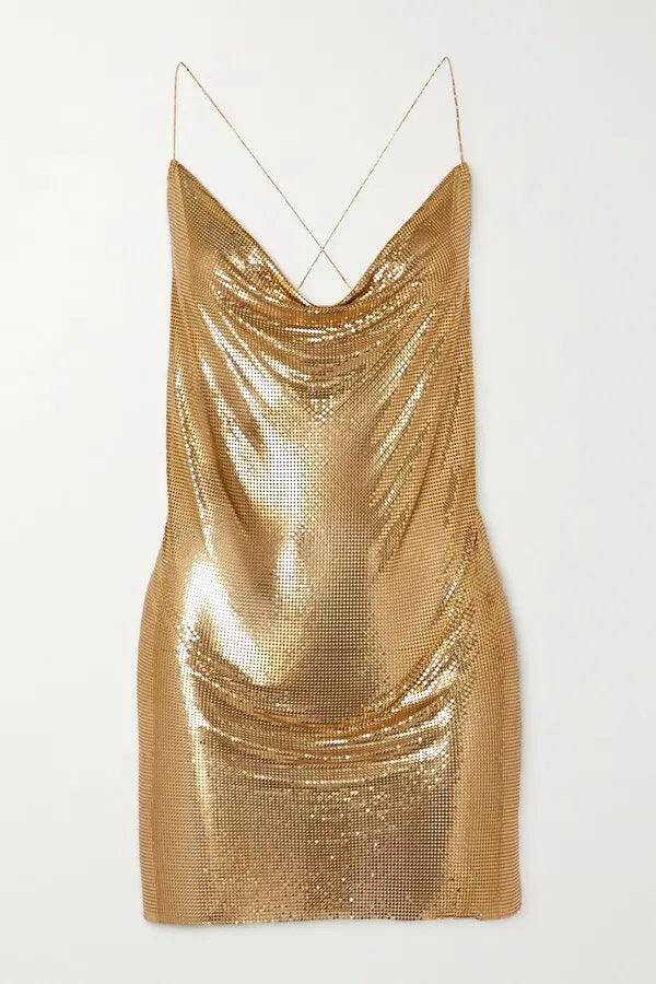 Zuri Dress in Gold