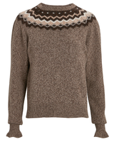 Frame Fair Isle Merino Wool & Cashmere Blend Sweater