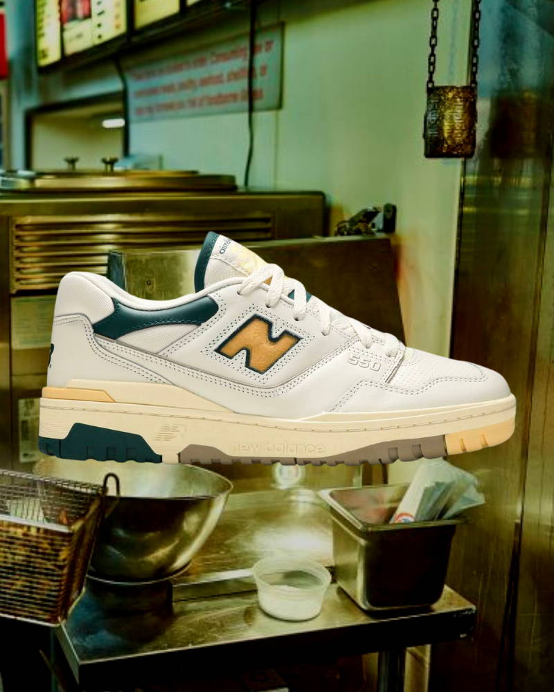 New Balance 550 Aime Leon Dore Natural Green Sneakers