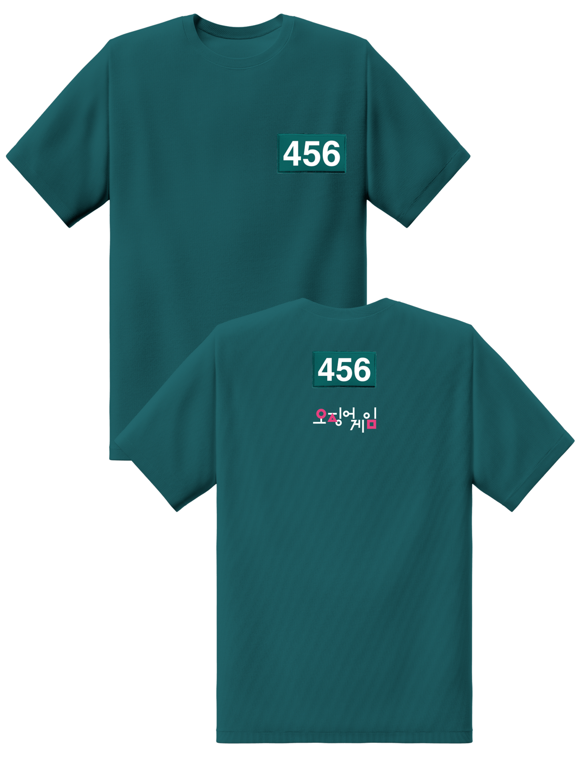 Squid Game Player Number Patch Jade Custom Shirt by gfxt3ch